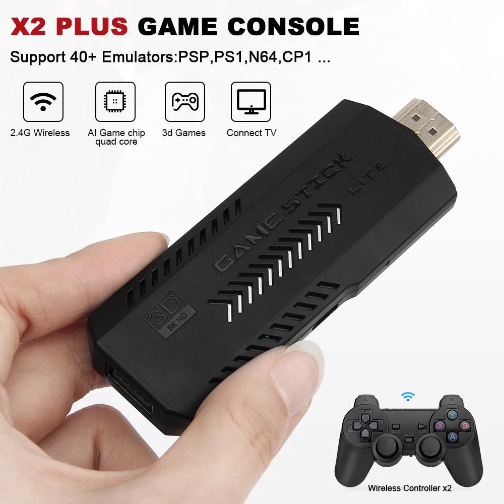 Retro gaming video game console with 58,000 games