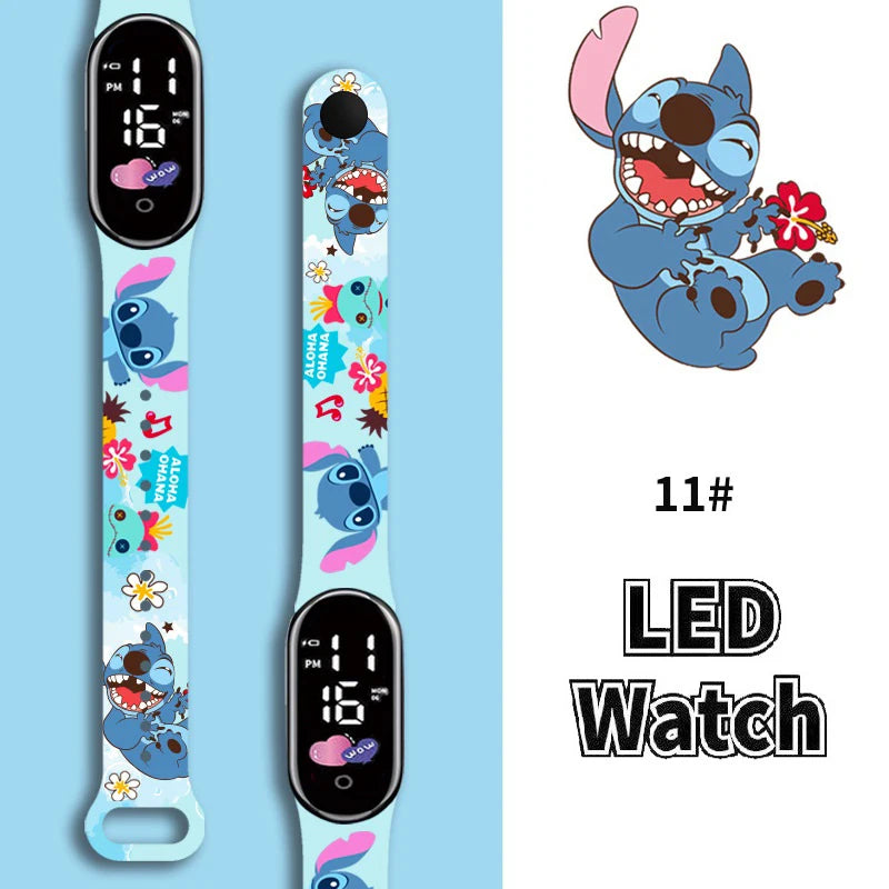 Montres Stitch et Angel Tactile pour Enfant