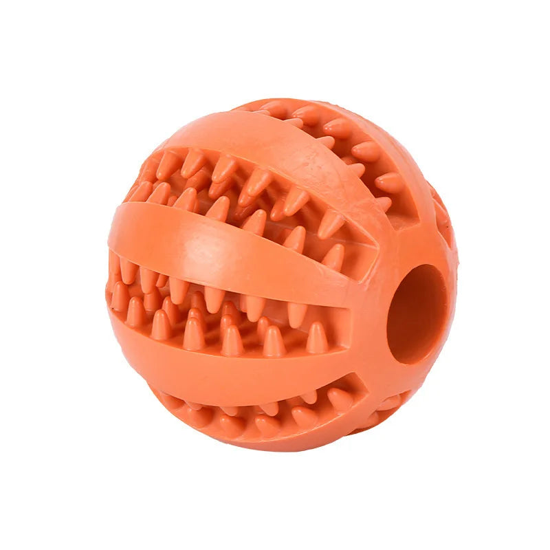 Rubber ball for dogs and cats