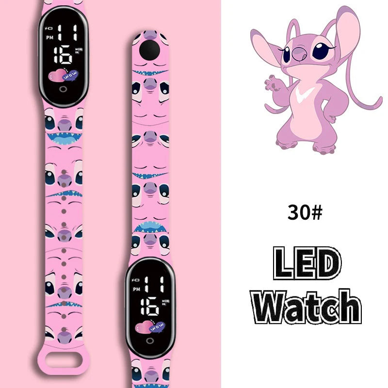 Montres Stitch et Angel Tactile pour Enfant