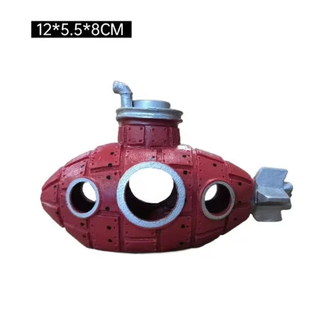 Submarine Aquarium Decoration