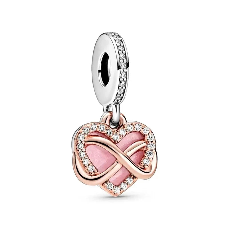 Charms Série Rose en Argent 925