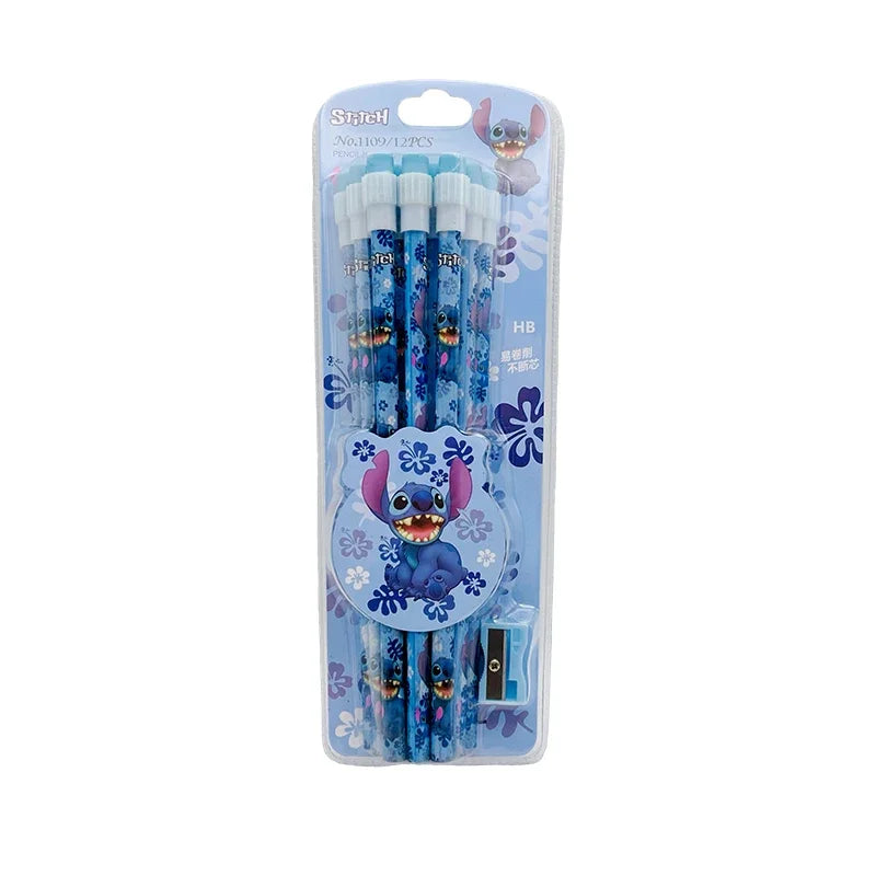 12 HB Stitch & Angel pencils