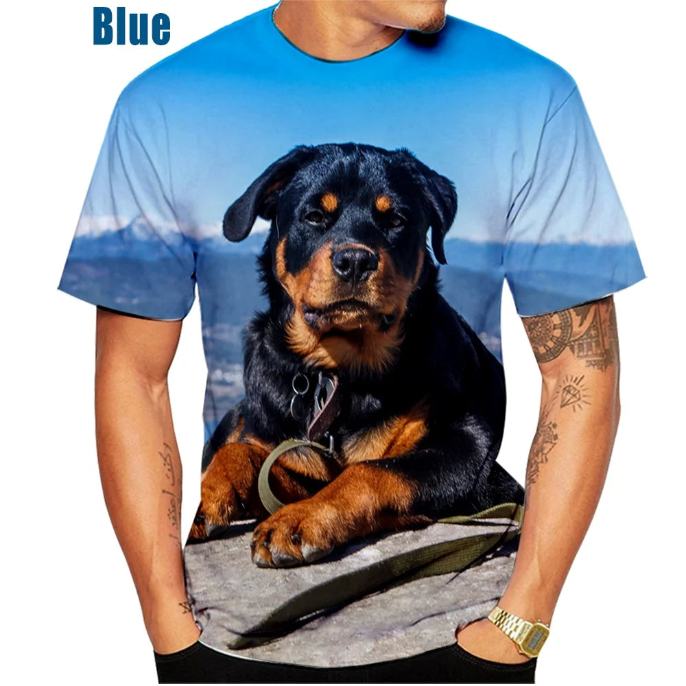 Tee Shirt Rottweiler 3D hommes et femmes