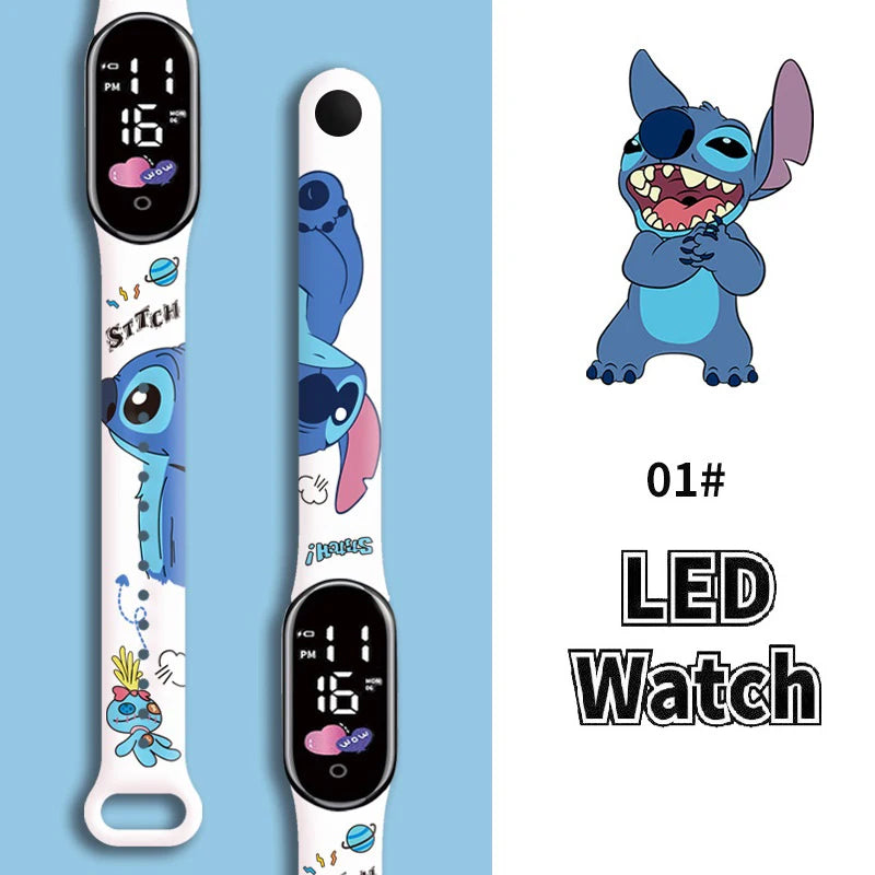 Montres Stitch et Angel Tactile pour Enfant