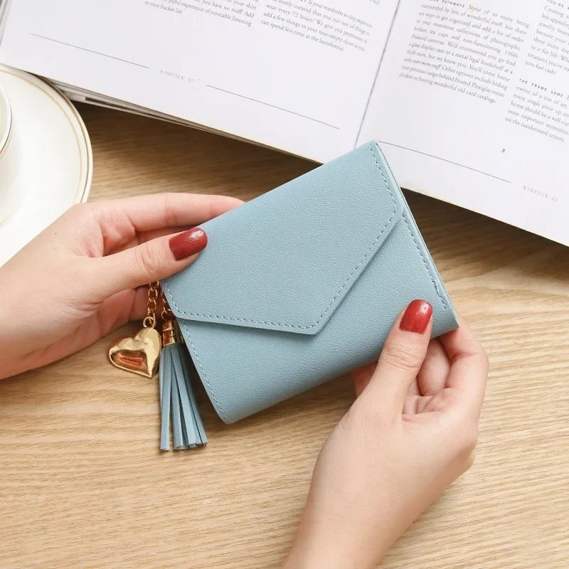 Heart keychain purse