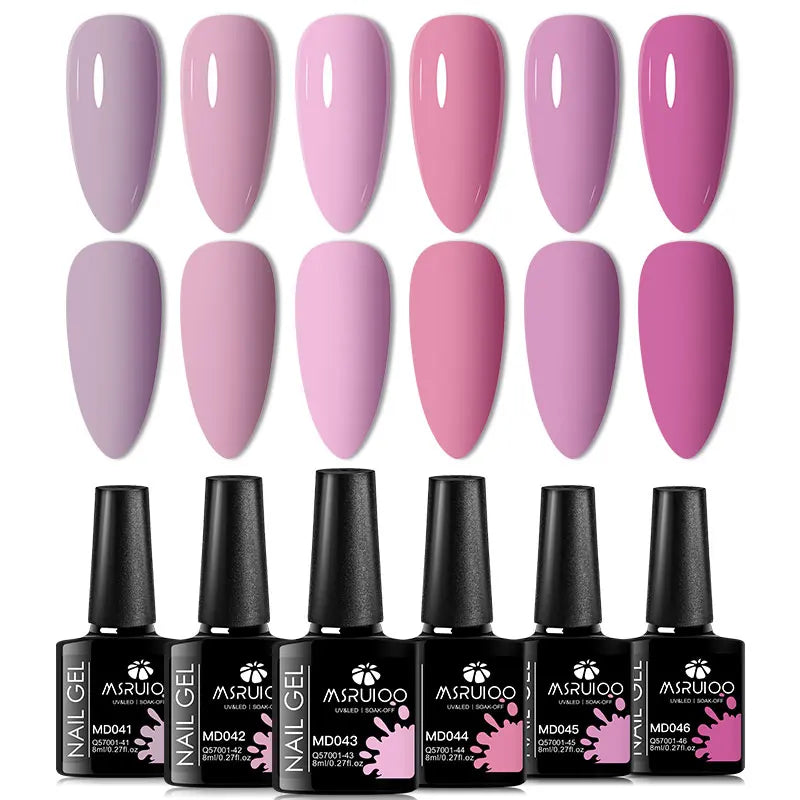 Lot de 6 Vernis à Ongles Gel