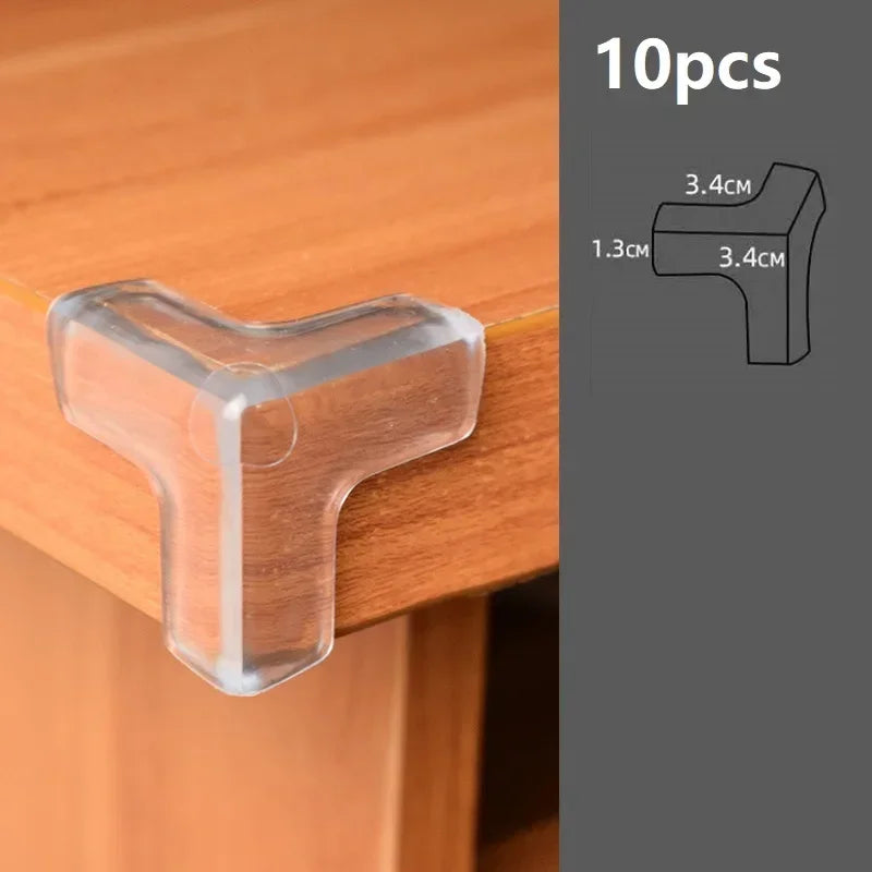 Silicone protectors for table corners