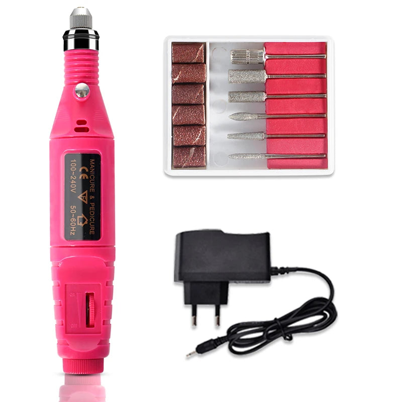 Kit Complet de Manucure avec Vernis, Ponceuse, Lampe UV,...