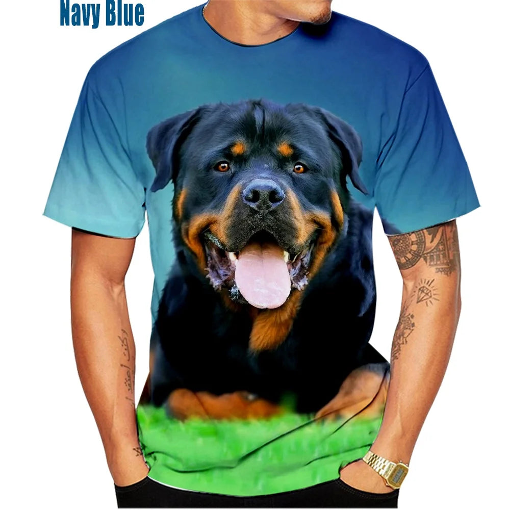Tee Shirt Rottweiler 3D hommes et femmes