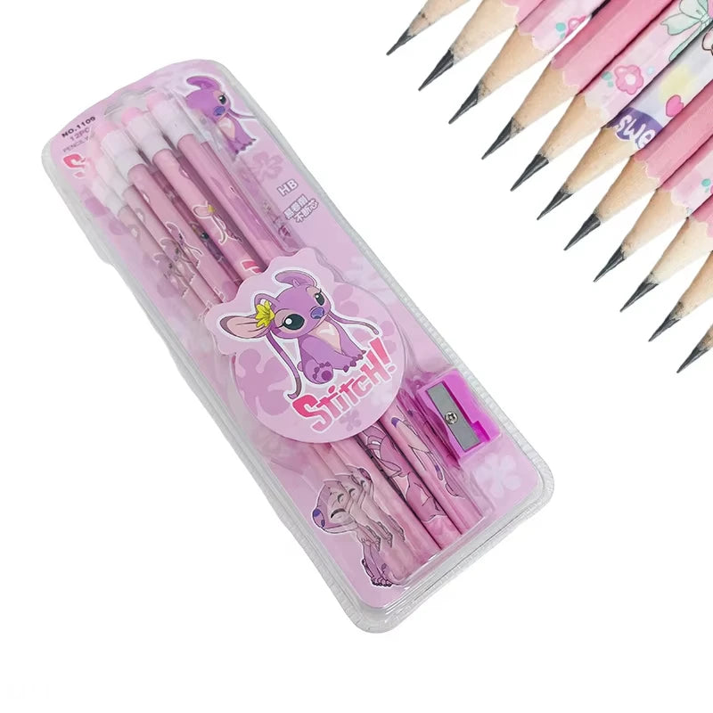 12 HB Stitch & Angel pencils
