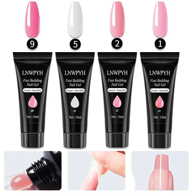 Kit Complet de Manucure avec Vernis, Ponceuse, Lampe UV,...