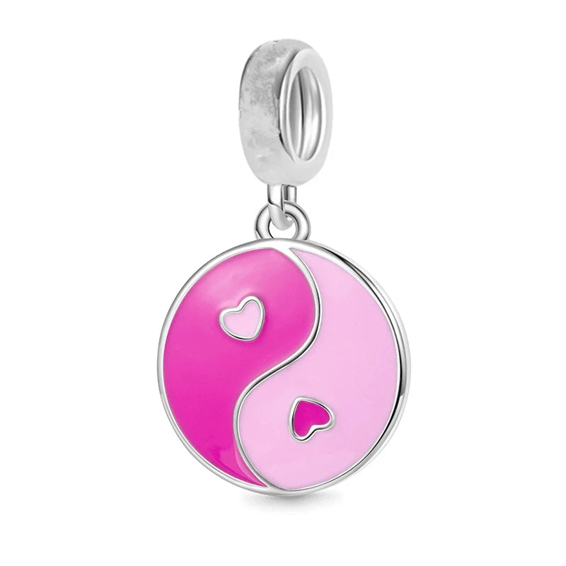 Charms Série Rose en Argent 925