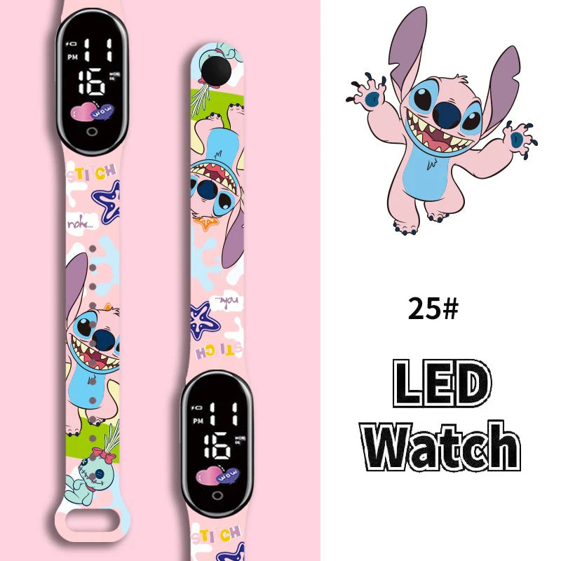 Montres Stitch et Angel Tactile pour Enfant