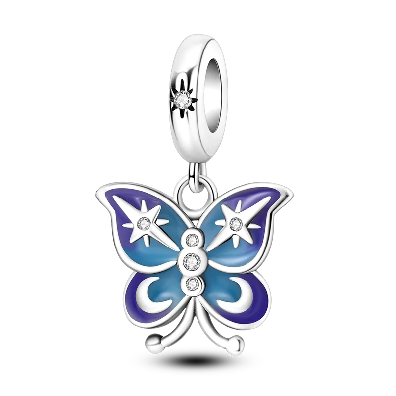 Charms Série Bleue en argent 925