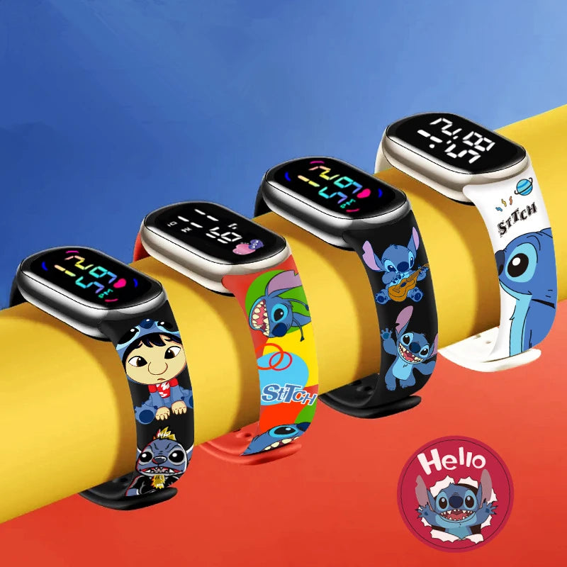 Montres Stitch et Angel Tactile pour Enfant