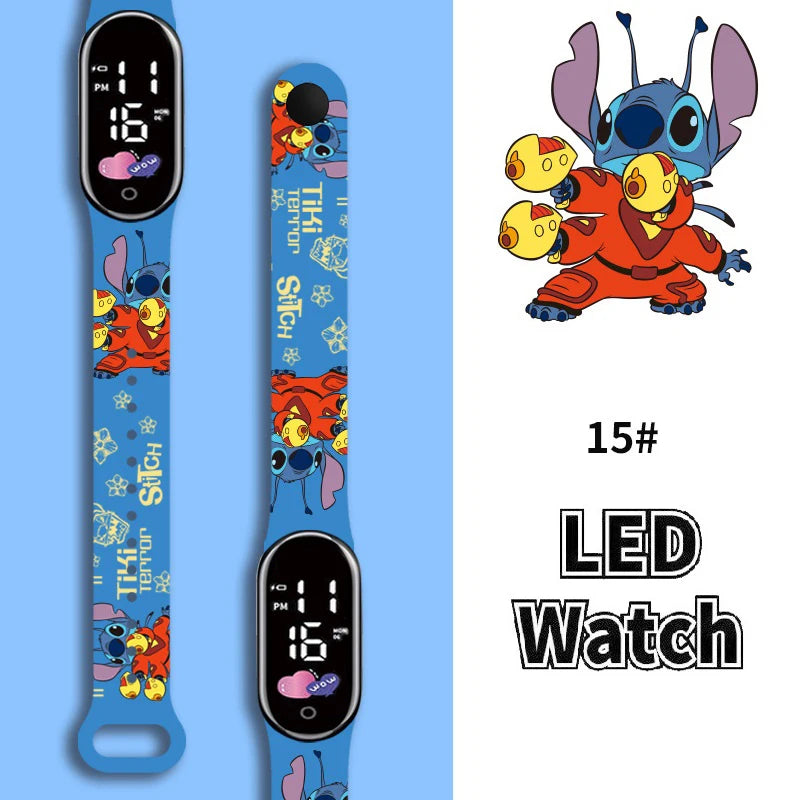 Montres Stitch et Angel Tactile pour Enfant