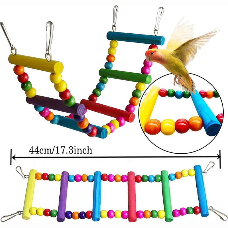 Lot de 7 Jouets pour Perroquets