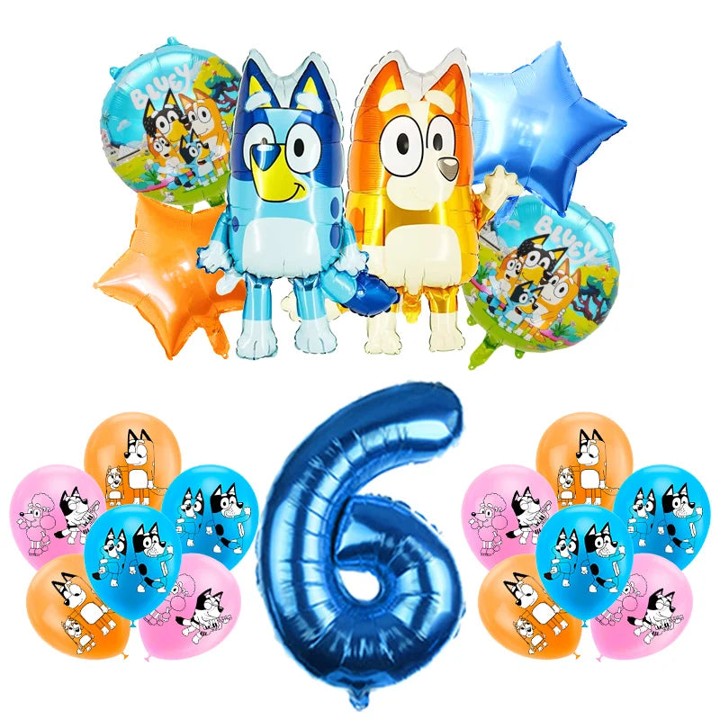 Bluey et Bingo Sets Anniversaire