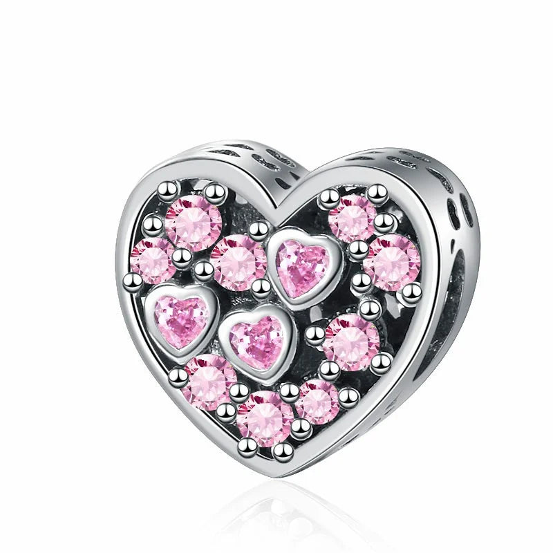 Charms Série Rose en Argent 925