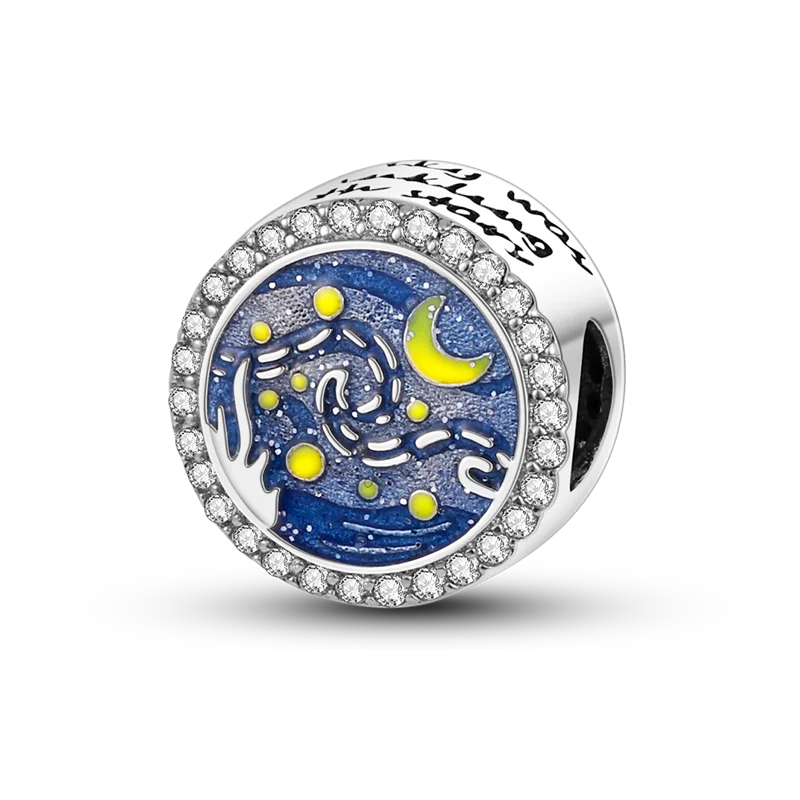 Charms Série Bleue en argent 925