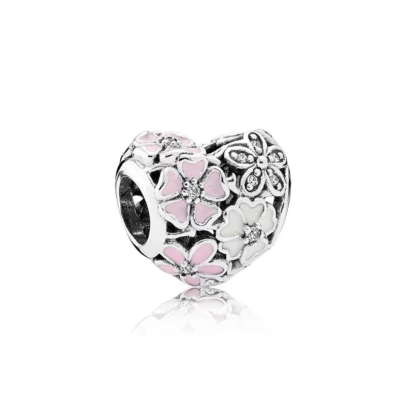 Charms Série Rose en Argent 925