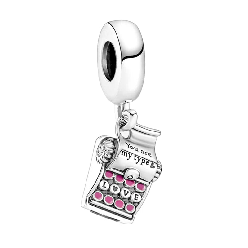 Charms Série Rose en Argent 925