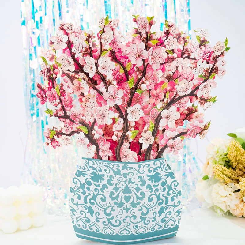 Carte Pop-Up 3D Bouquet de Fleur
