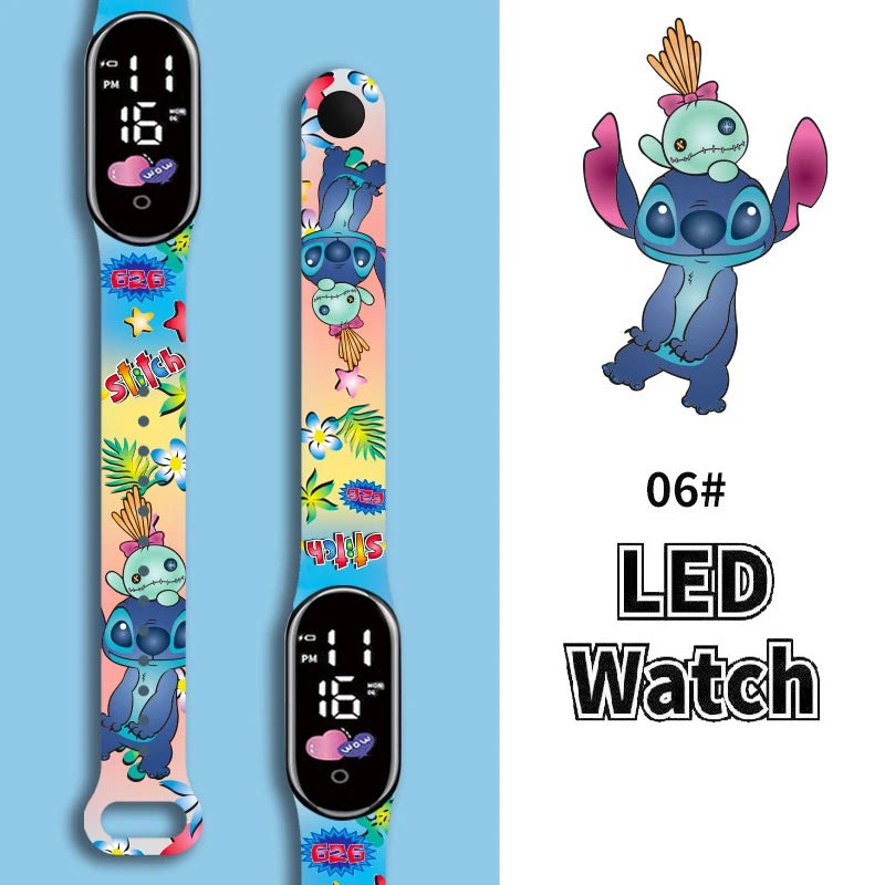 Montres Stitch et Angel Tactile pour Enfant