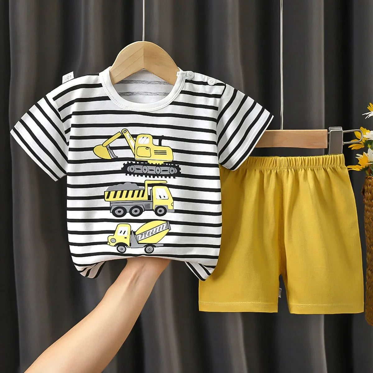 Baby casual summer shorts/tank top sets