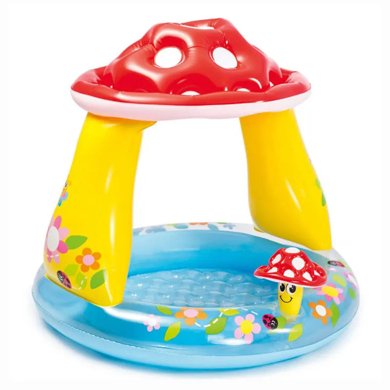 Inflatable parasol pools for children