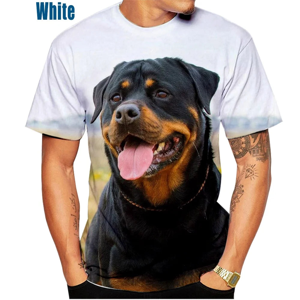 Tee Shirt Rottweiler 3D hommes et femmes