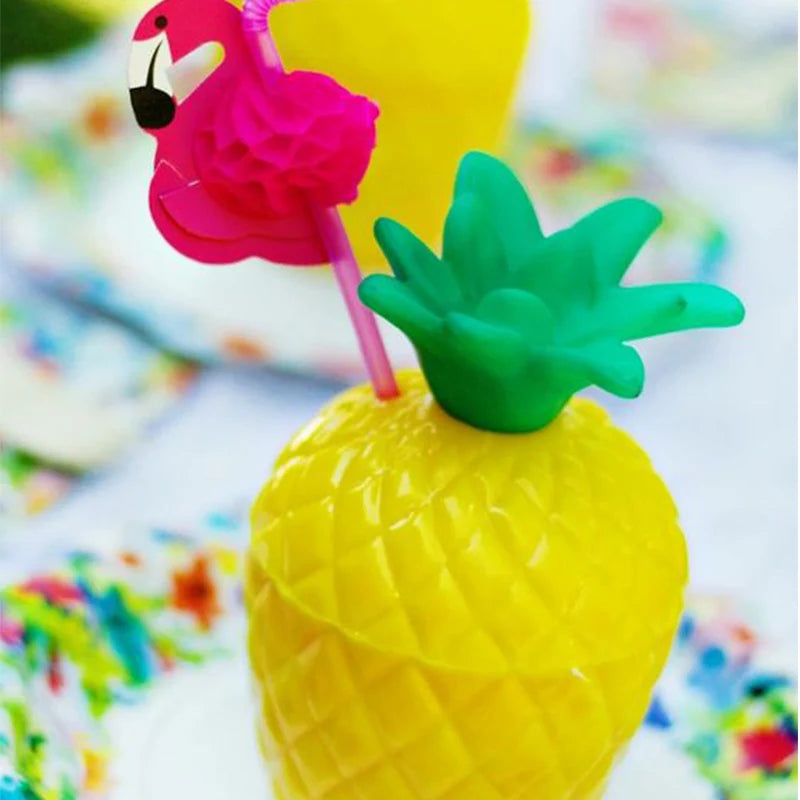 Gobelets hawaïen Ananas Noix de coco Fraise