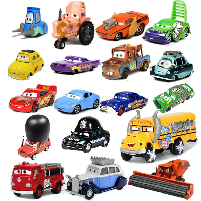 Voitures Cars Disney Pixar 1:55 en métal