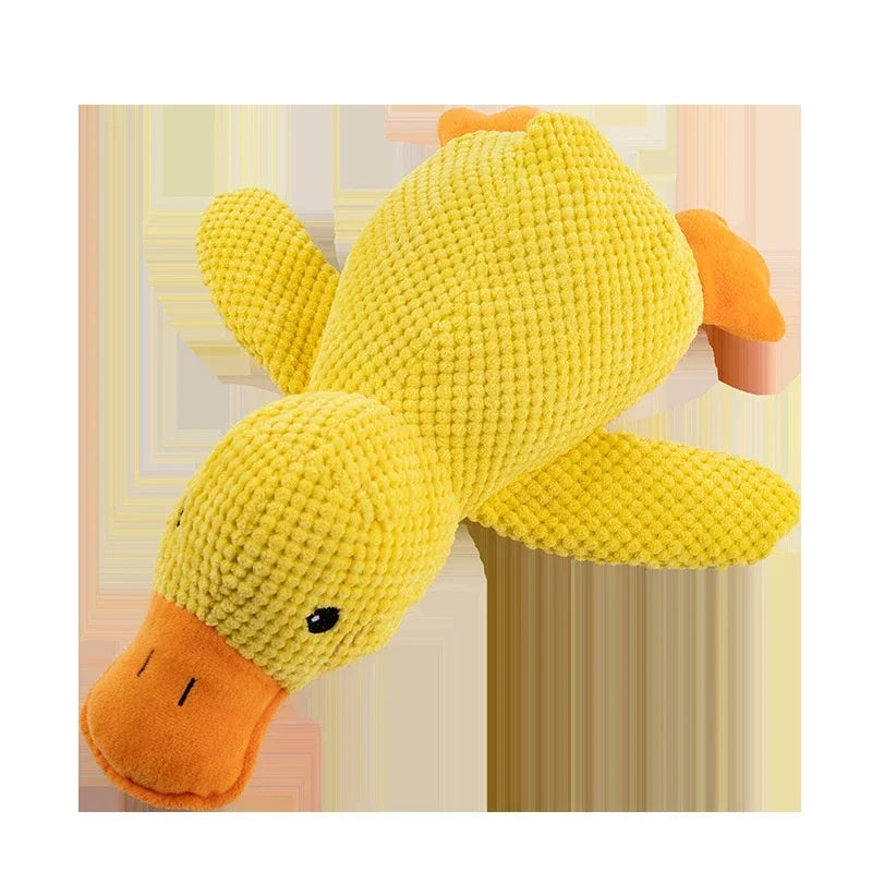 Plush duck for dogs