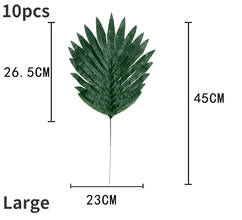 Feuilles de Palmier Tropicales pour Décorations Exotiques