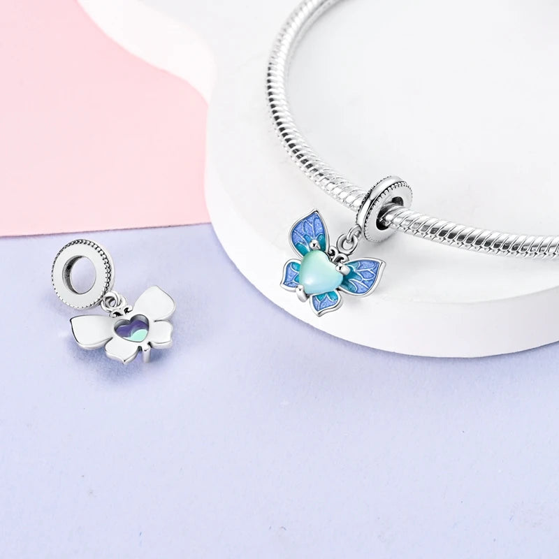 Charms Série Bleue en argent 925