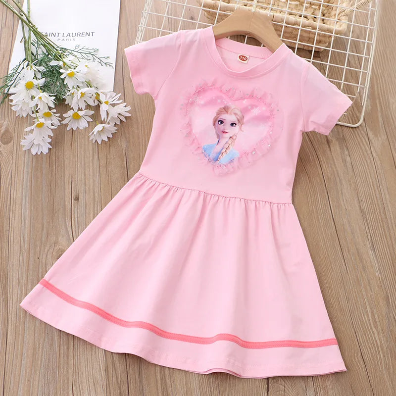 Robe d'Été Motif Princesse