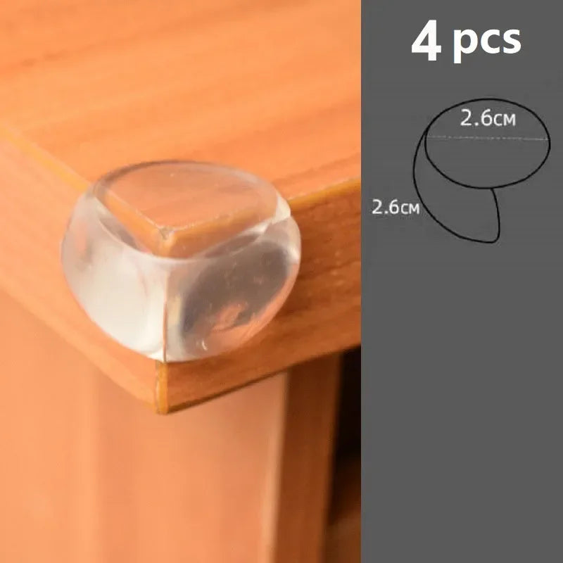 Silicone protectors for table corners