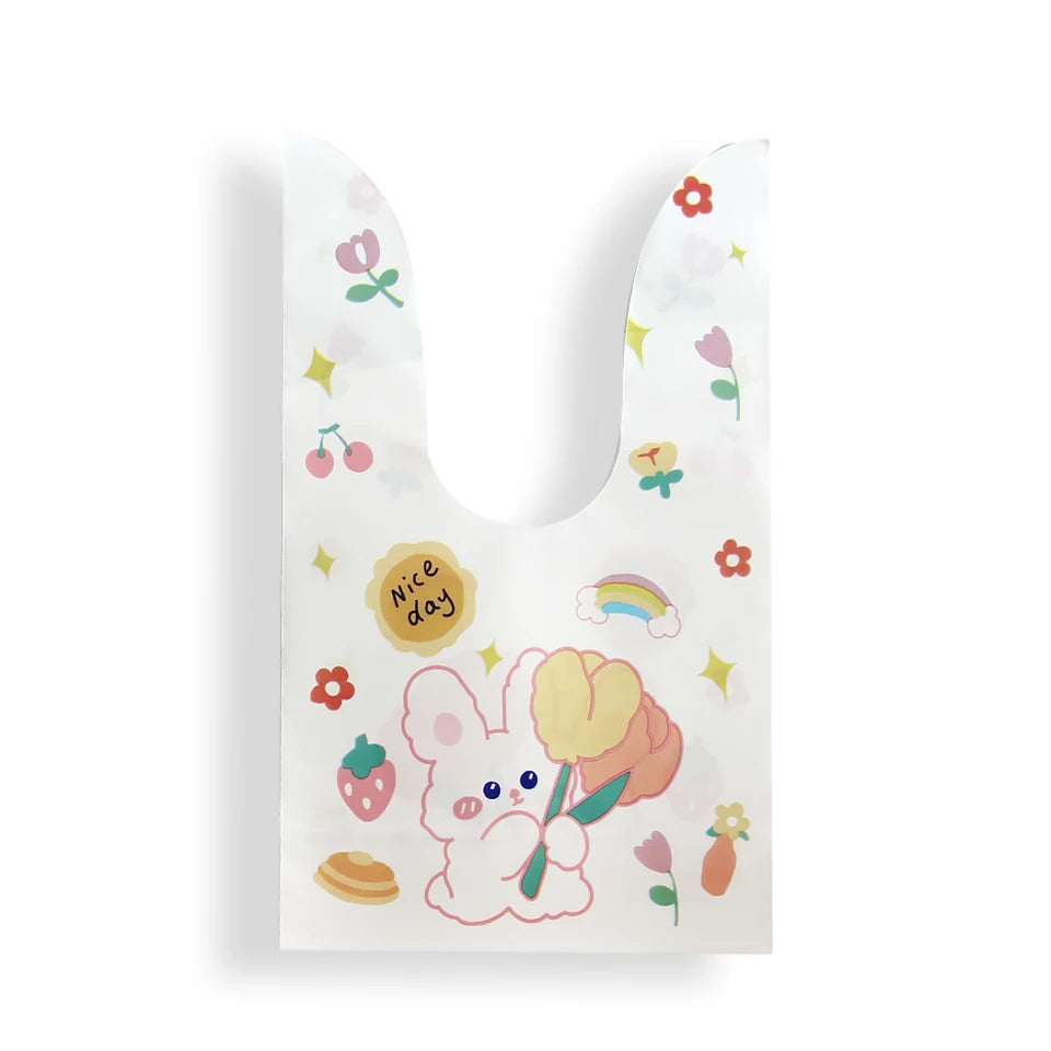 Lots of Plastic Cookie or Candy Bags for Easter Party