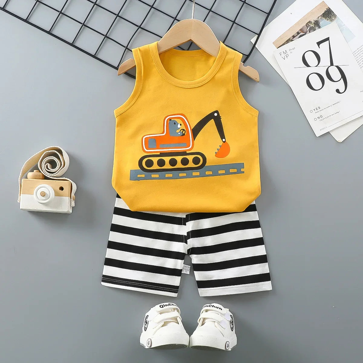 Baby casual summer shorts/tank top sets