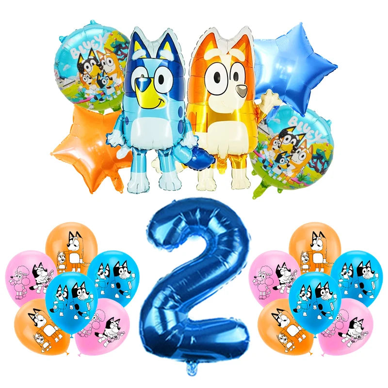 Bluey et Bingo Sets Anniversaire
