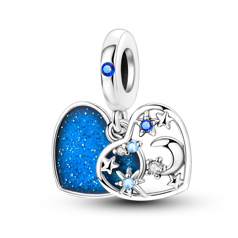 Charms Série Bleue en argent 925