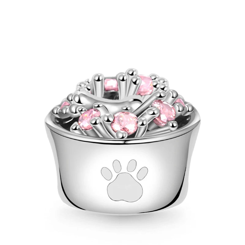 Charms Série Rose en Argent 925
