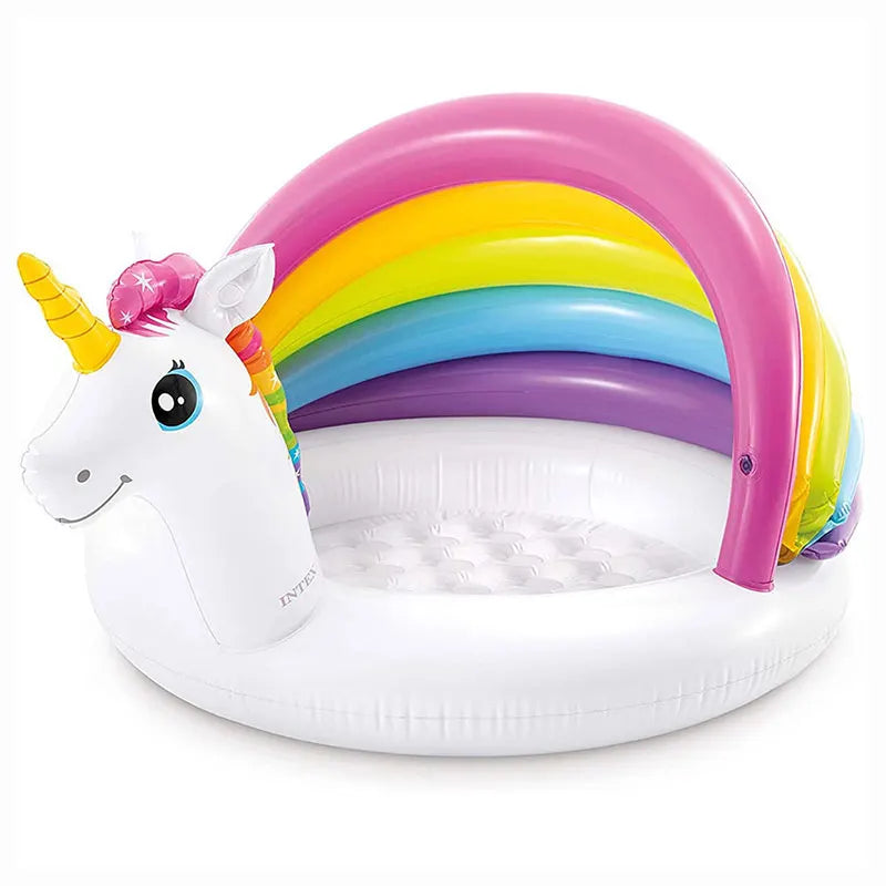 Inflatable parasol pools for children