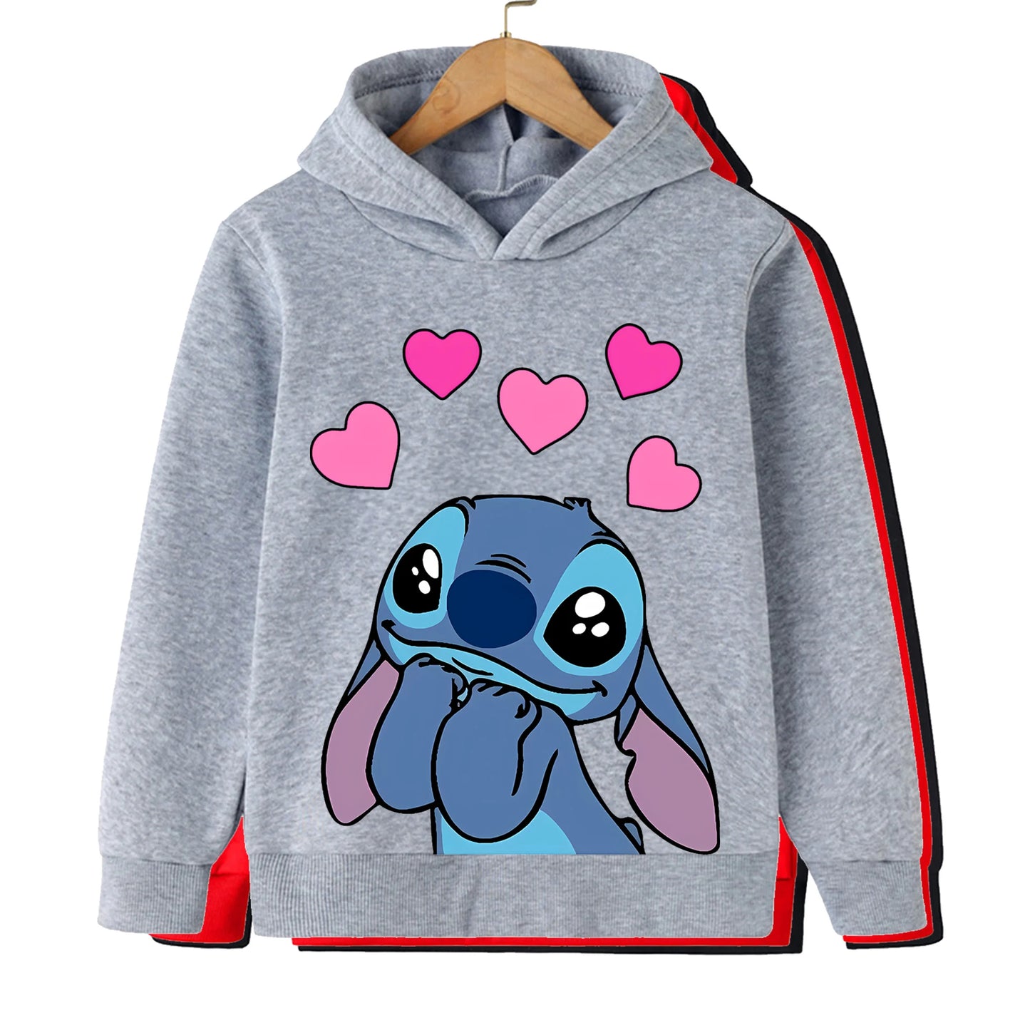 Ensemble Sweat à Capuche et Pantalon Stitch (divers coloris)
