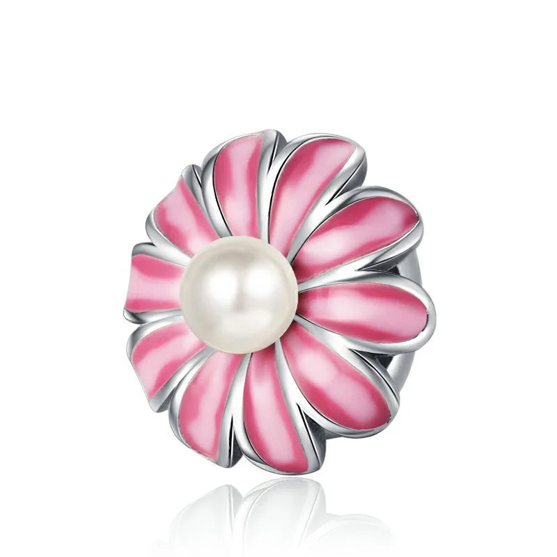 Charms Série Rose en Argent 925