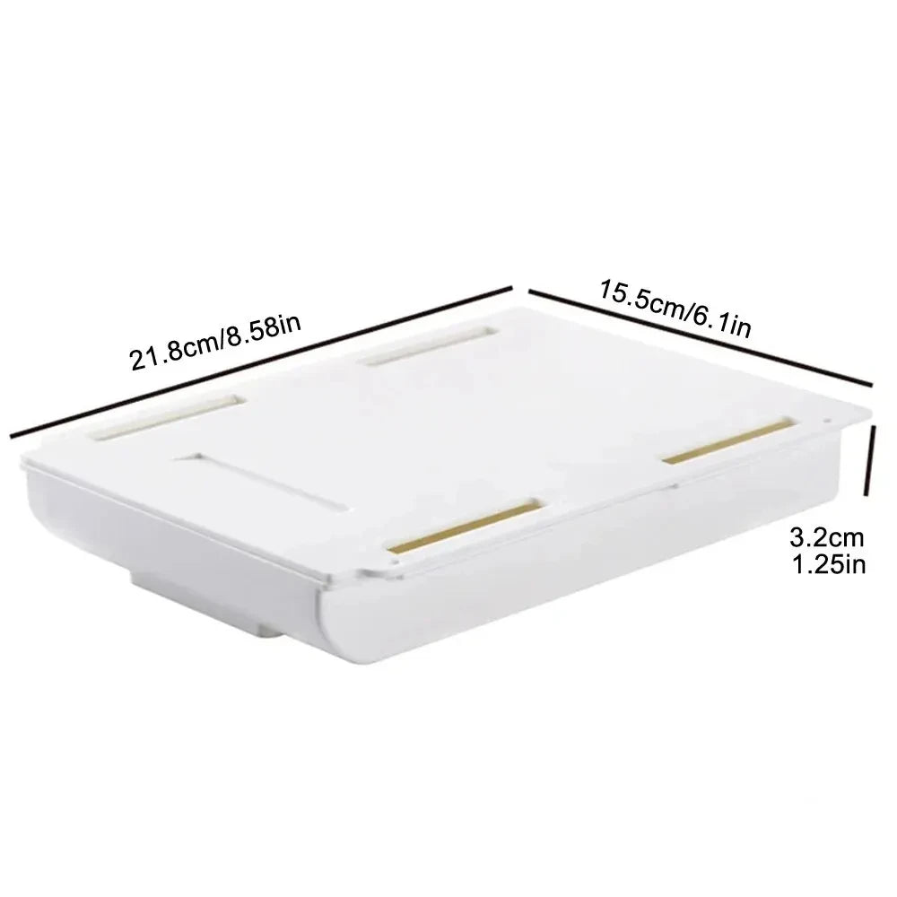 Self-adhesive storage organizer