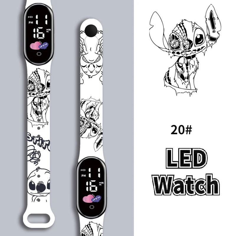 Montres Stitch et Angel Tactile pour Enfant