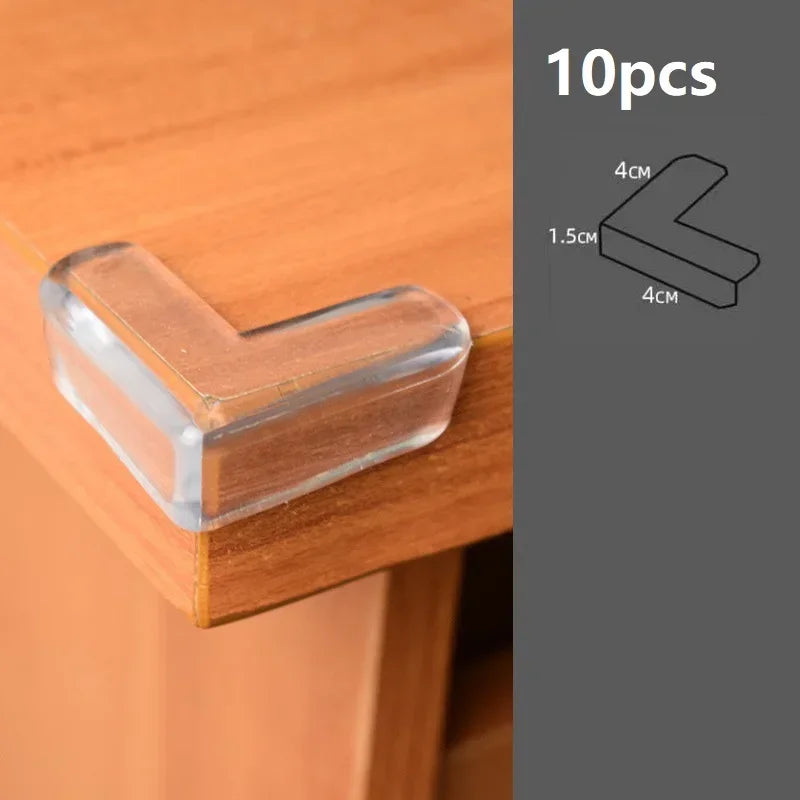 Silicone protectors for table corners